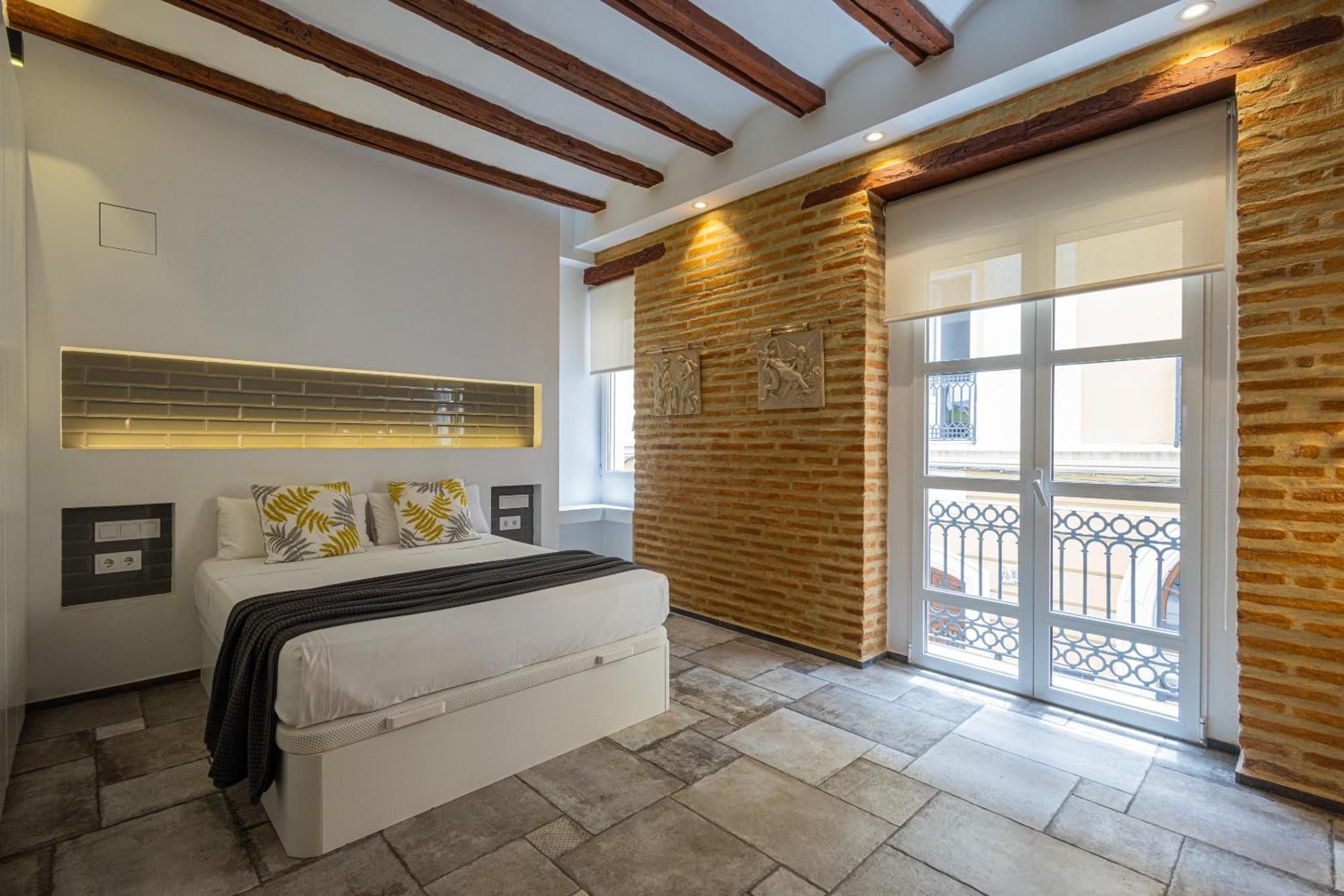 Apartament Florit Flats - Center Modern 1Br 2Bth Terrace Wi-Fi Ac Walencja Zewnętrze zdjęcie