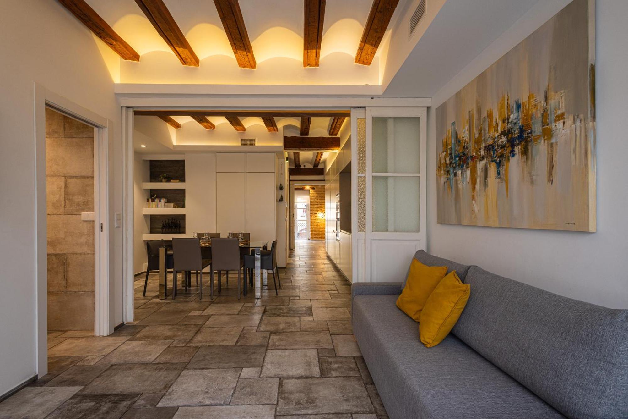Apartament Florit Flats - Center Modern 1Br 2Bth Terrace Wi-Fi Ac Walencja Zewnętrze zdjęcie