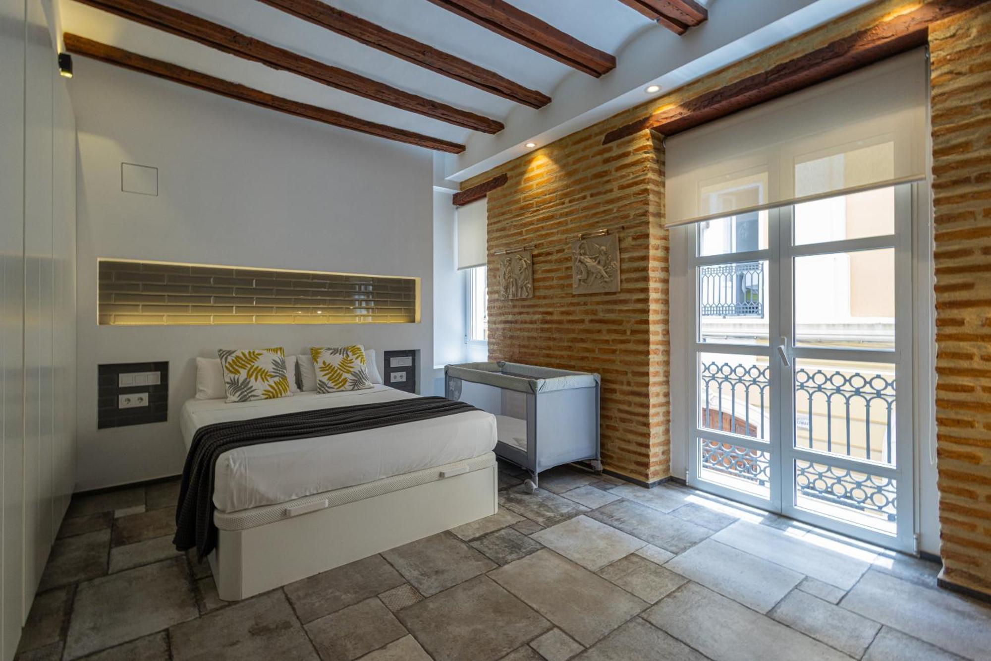 Apartament Florit Flats - Center Modern 1Br 2Bth Terrace Wi-Fi Ac Walencja Zewnętrze zdjęcie