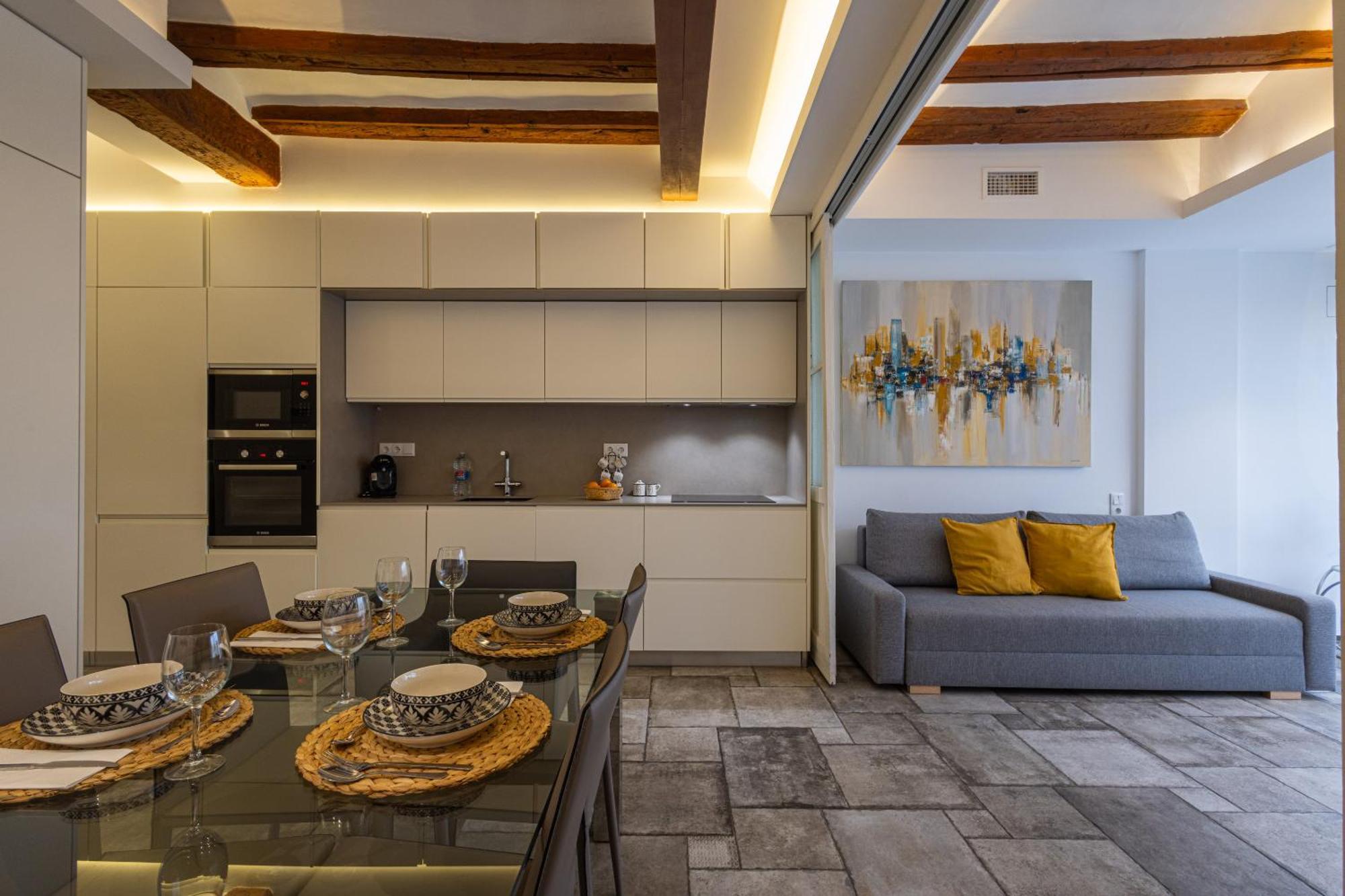 Apartament Florit Flats - Center Modern 1Br 2Bth Terrace Wi-Fi Ac Walencja Zewnętrze zdjęcie