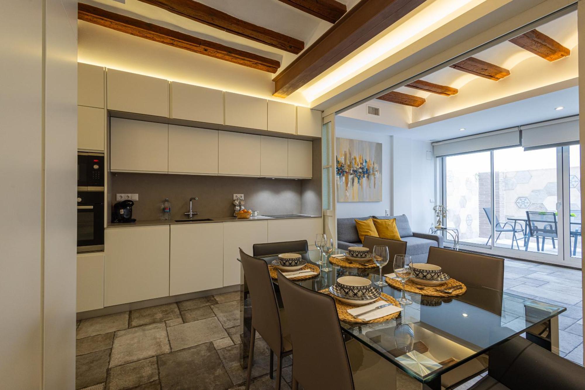 Apartament Florit Flats - Center Modern 1Br 2Bth Terrace Wi-Fi Ac Walencja Zewnętrze zdjęcie