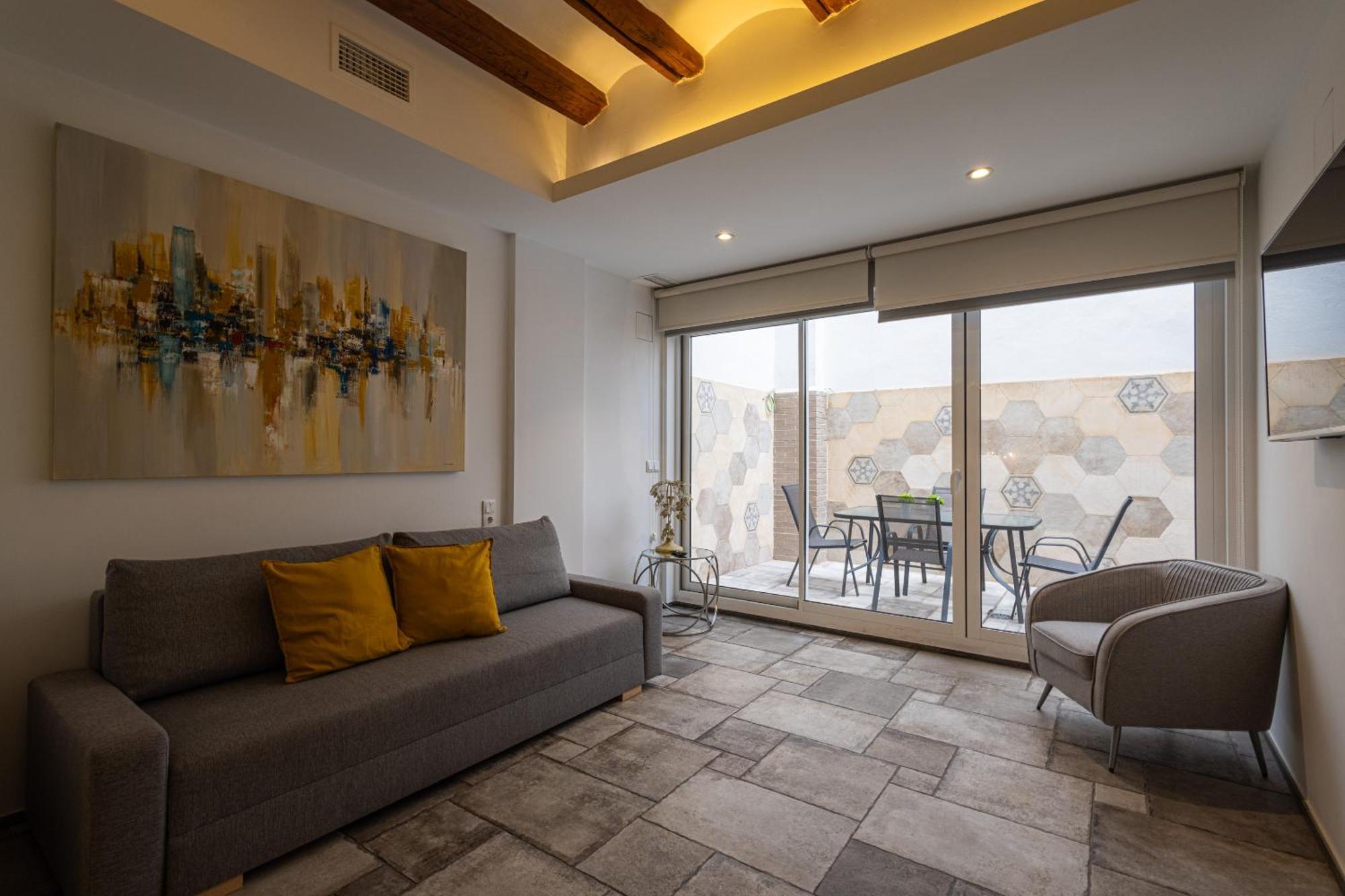 Apartament Florit Flats - Center Modern 1Br 2Bth Terrace Wi-Fi Ac Walencja Zewnętrze zdjęcie